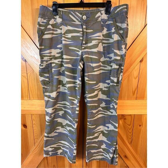 Cabela's Womens Bayou Pants Camo Cotton Ripstop Size 14/14 (4191) - Picture 1 of 10
